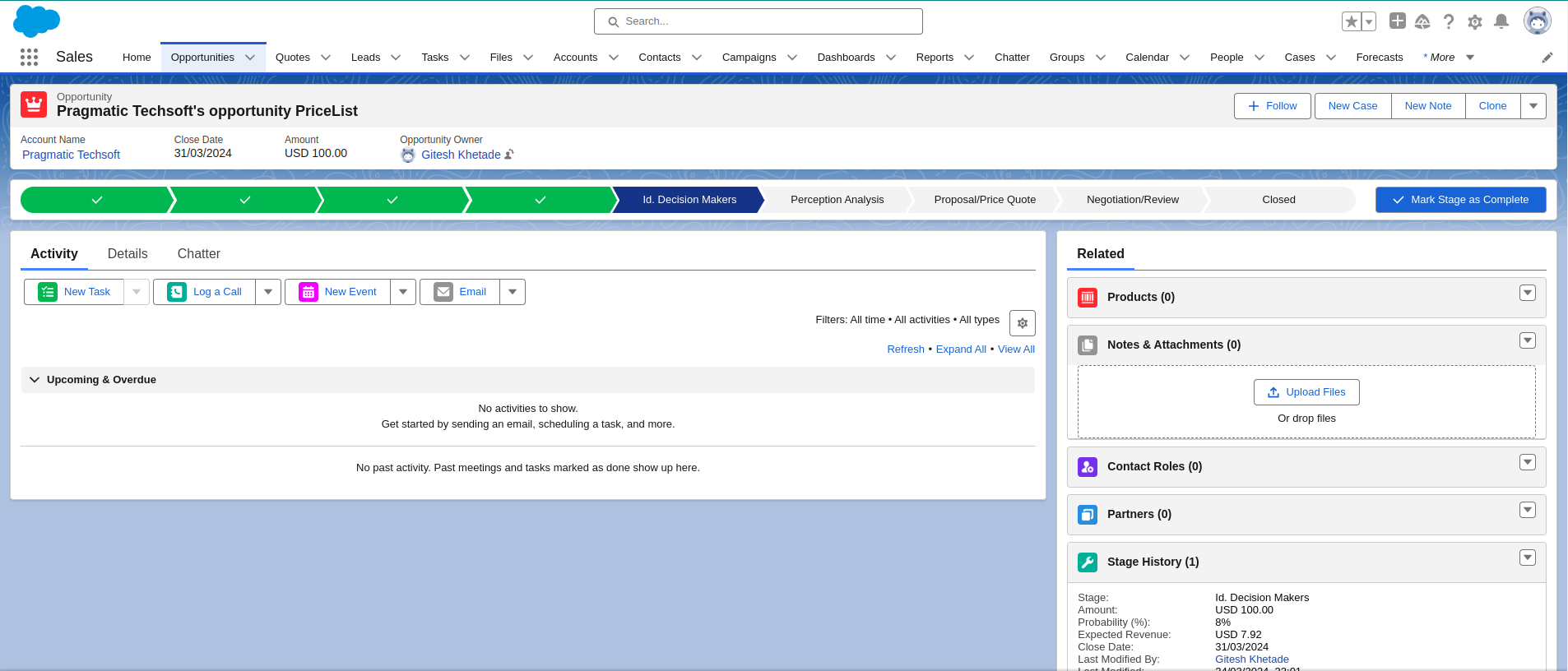 Pragmatic Odoo Salesforce Connector