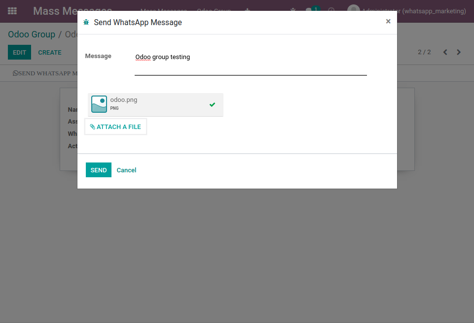 odoo whatsapp marketing integration| Pragmatic Techsoft