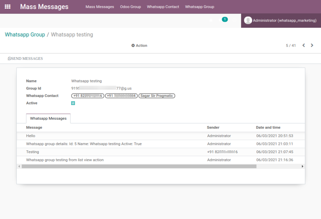 odoo whatsapp marketing integration| Pragmatic Techsoft