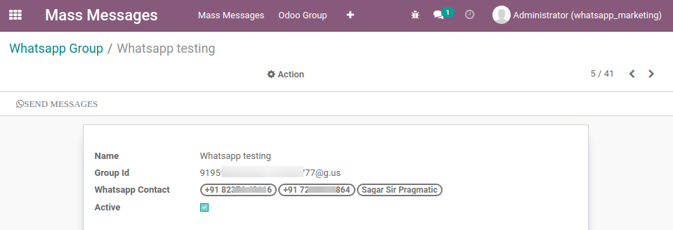 odoo whatsapp marketing integration| Pragmatic Techsoft