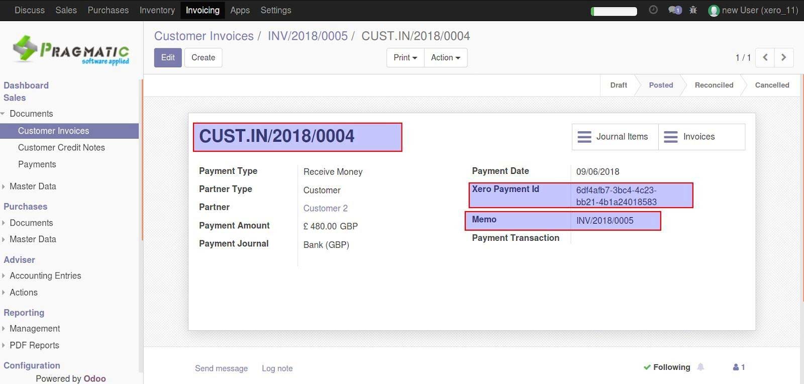 pragmatic odoo xero connector