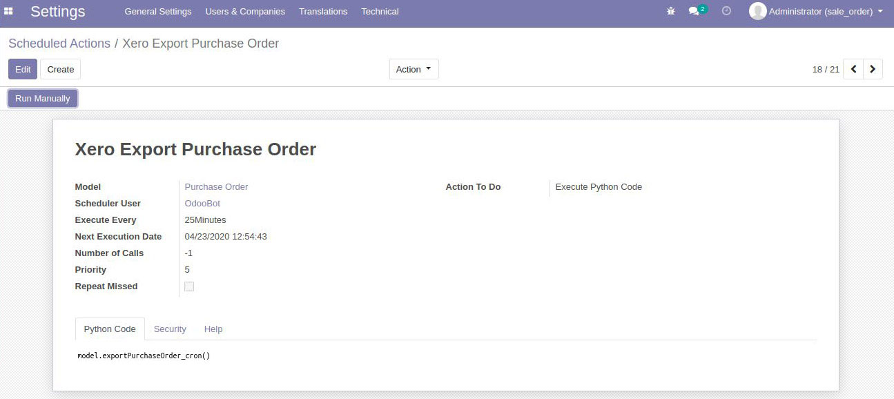 pragmatic odoo xero connector