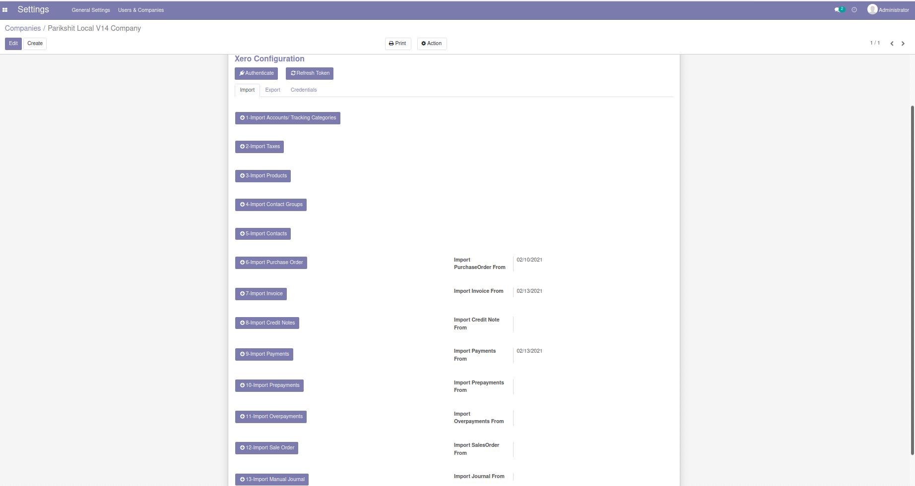 pragmatic odoo xero connector